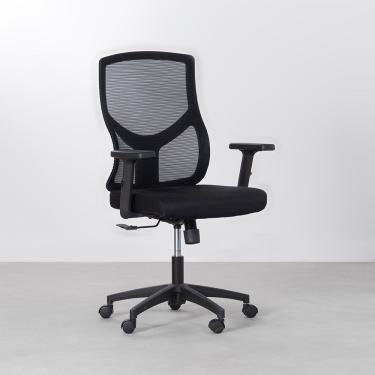 Imagem de Cadeira de Escritório Arion Baixa - Preto