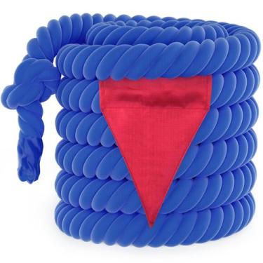 Imagem de Tug of War Rope Thadavo para crianças e adultos azul 6m