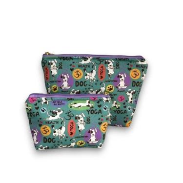 Imagem de Kit de Necessaire Grande e Pequena - DaniBordados, Dogs