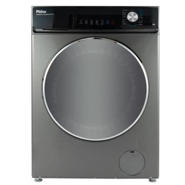 Imagem de Lava e Seca 16 Programas Eco Inverter Philco 10 kg Inox PLS11T - 220V