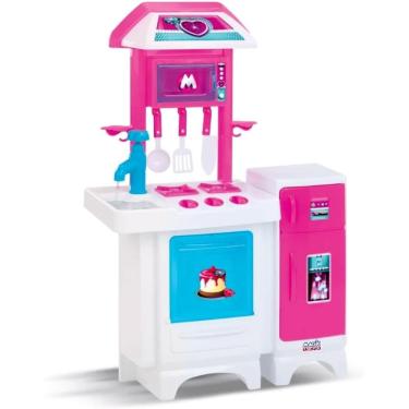 Imagem de Cozinha Infantil Completa PINK com água Brinquedo Magic Toys