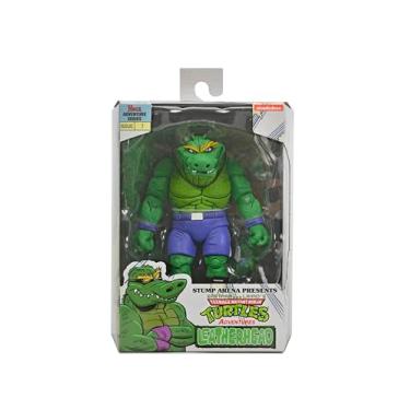 Imagem de NECA Teenage Mutant Ninja Turtles Archie Comics Stump Wrestling Leatherhead 7" Scale Action Figure