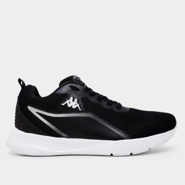 Imagem de Tênis Kappa Sprint Unissex, Preto, Prata, 41