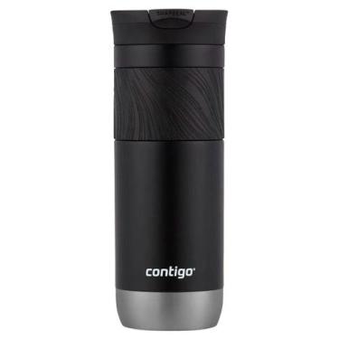 Imagem de Copo Térmico Snapseal Byron Contigo 591 ml Preto em Aço Inox