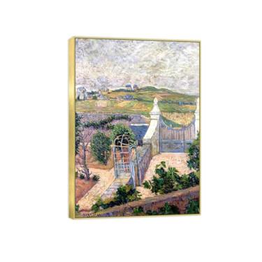 Imagem de BMZFYBS Pintura famosa de arte de parede em tela para decoração de casa - Pôster e impressões douradas para sala de estar 70 x 100 cm 27 x 39 pol