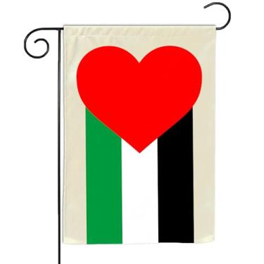 Imagem de VOTANTA (30,5 cm x 45,7 cm) Bandeira do jardim da Palestina Livre Palestina Fim do Genocídio Orgulho Cultural Apoio Palestina Presentes Ao Ar Livre Quintal Casa Pátio Decorações Bem-vindo Jardim