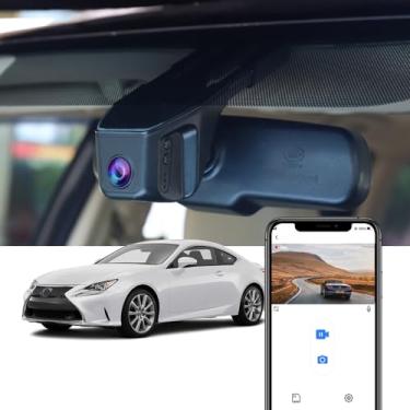 Imagem de Fitcamx Câmera veicular 4K adequada para Lexus RC e RC F 2014 2015 2016 2017 RC300 RC350 F Sport Turbo, estilo OEM integrado, vídeo UHD 2160P, Wi-Fi e aplicativo, gravação em loop, sensor G, fácil de