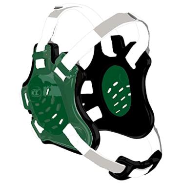 Imagem de Cliff Keen F5 Tornado Wrestling Headgear - Verde escuro/preto/branco