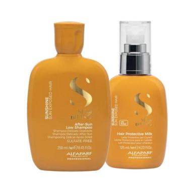 Imagem de Alfaparf Semi Di Lino Sunshine Kit Shampoo e Leave-in
