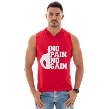 Imagem de Camiseta Regata Masculina Com Capuz Machão Academia Leve E Confortavel