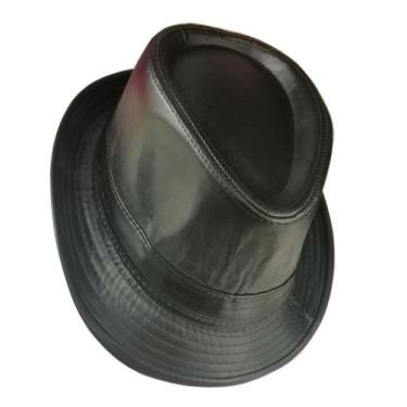 Imagem de Chapéu Fedora Aba Curta Moda - HHW, Preto, 58