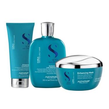 Imagem de Alfaparf Semi di Lino Curls Kit Home Care (3 Produtos)