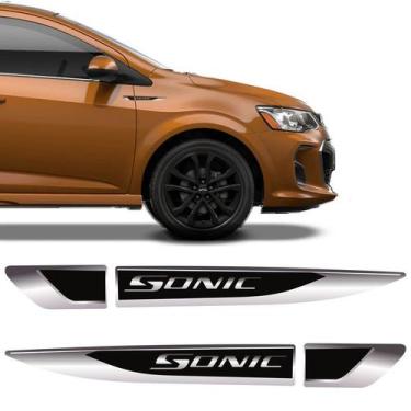 Imagem de Aplique Lateral Sonic Decorativo Emblema Resinado Chevrolet - SPORTINO