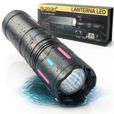 Imagem de Lanterna LED Recarregável, Tática Militar 10000 Lumens, USB, Super Pot