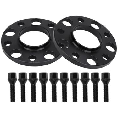 Imagem de IRONTEK Espaçadores de roda de 5 x 120 mm a 5 x 120 mm espaçadores forjados reais de 12 mm com furo de cubo de 72,56 mm pinos M12x1,5 apto para BMW Série 1 M 118i 120i 125i 318is 525i 650i 735i 740i