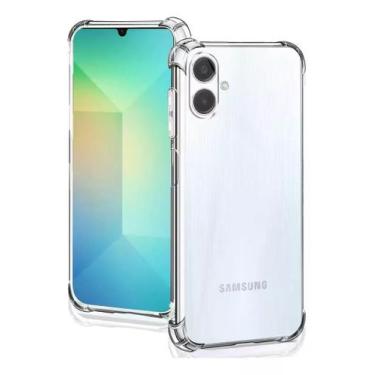 Imagem de Capa Capinha Transparente Anti Impacto Película 3D Para Samsung A06 4G