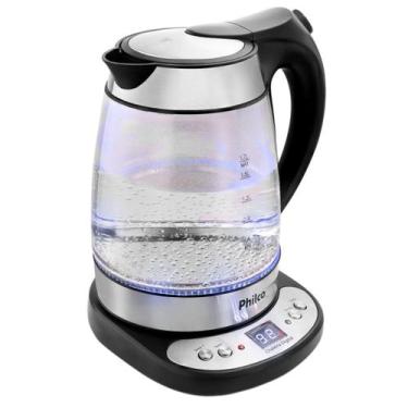 Imagem de Chaleira Elétrica Jarra de Vidro Philco PCHD 1,7L Digital Glass Deslig