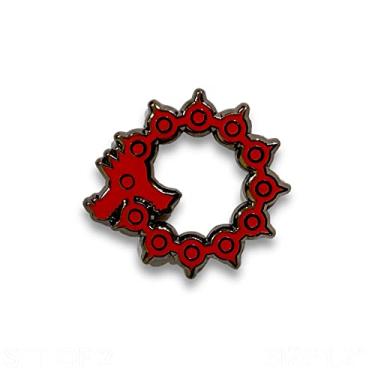 Imagem de Sete pecados mortais Pin Meliodas Pin Sin of wrath pin sete pinos mortais pino de esmalte duro, Zinco, Esmalte duro