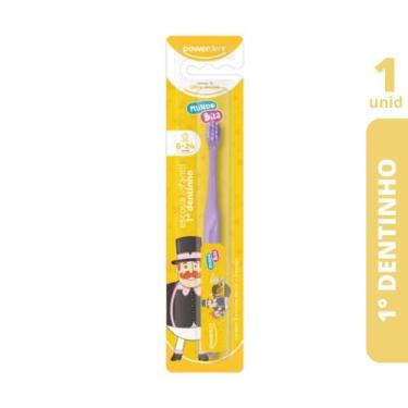 Imagem de Escova Meu Primeiro Dentinho Mundo Bita  Powerdent  1 unidade, Lilás