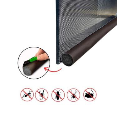 Imagem de Veda Porta 130cm com Adesivo - Bemprat, marrom