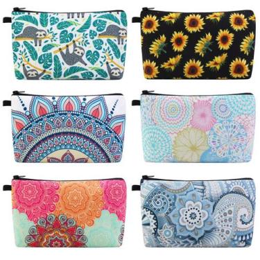 Imagem de Bolsa de maquiagem MAGEFY Bolsa de cosméticos de viagem portátil com 6