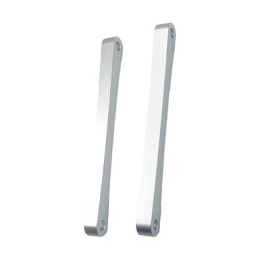 Imagem de Kit de elos de abaixamento de motocicleta de 25,4 cm de comprimento com suportes rígidos para Harley Sportster 883 1200 Dyna Street Bob Fat Bob Low Rider Wide Glide Switchback (Chrome)