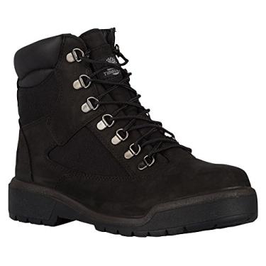 Imagem de Timberland Bota masculina de campo 15 cm F/G à prova d'água, Preto Waterbuck nobuck, 39