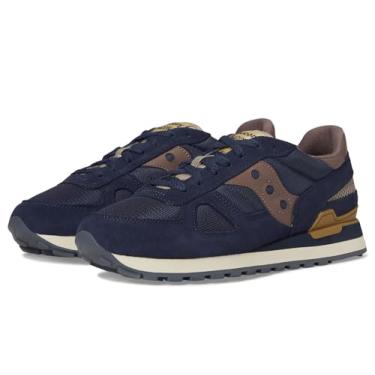 Imagem de Saucony Originals Tênis unissex Shadow Original, Azul-marinho/cinza-acastanhado, 0 Women/14 Men