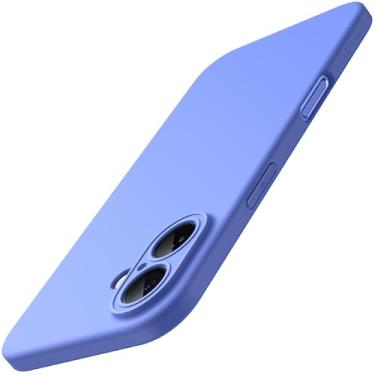 Imagem de JETech Capa Fina para iPhone 16 6,1 Polegadas com Lente de Câmera Proteção Total, Ultrafina Leve Acabamento Fosco Case Capinha Protetora Minimalista para Telefone (Ultramarino)