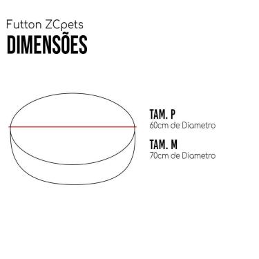 Imagem de Futton Redondo Zc Pet Simba - Rei Leão