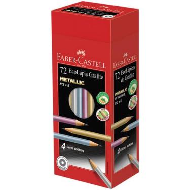 Imagem de Lápis Grafite De Escrever Metallic Escolar Faber Castell - Faber-Caste