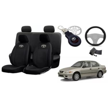 Imagem de Capa de couro para o banco corolla 1998-2003 proteção impermeável