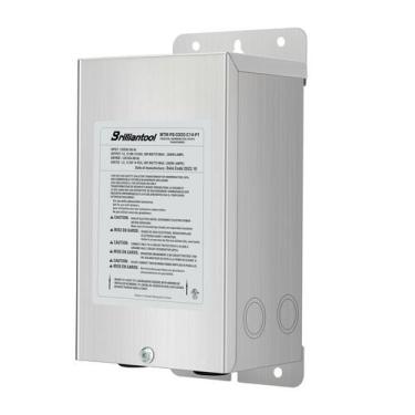 Imagem de Transformador de luz de piscina Brilliantool 300W em aço inoxidável