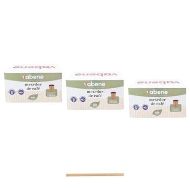 Imagem de Mexedor de café chá chimarrão vabene 11 cm com 500 kit 3