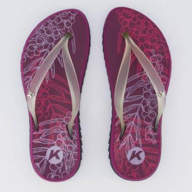 Imagem de Chinelo Kenner Ibiza Açaí Feminino Roxo, 35