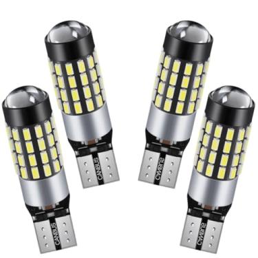 Imagem de kit 4 Lâmpadas T10 Pingo Canbus 54 Leds SMD 3014 12/24v