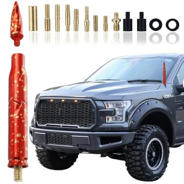 Imagem de Antena de carro colorida céu estrelado, aparência recém-projetada, substituição de antena Bullet adequada para Ford F150 F250 F350 RAM 1500 2501 GMC Denali Chevy Pick-up