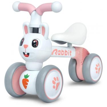 Imagem de Bicicleta sem Pedal Infantil Coelho com 4 Rodas para Crianças de a 4 Anos, YGJT 1, Rosa