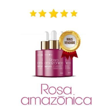 Imagem de Rosa Amazônica - Rosa Mosqueta - Kit 3 Unidades
