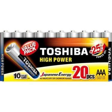 Imagem de Pilha Alcalina Aaa 1,5V Lr03Gcp  C/20 Pilhas  Toshiba