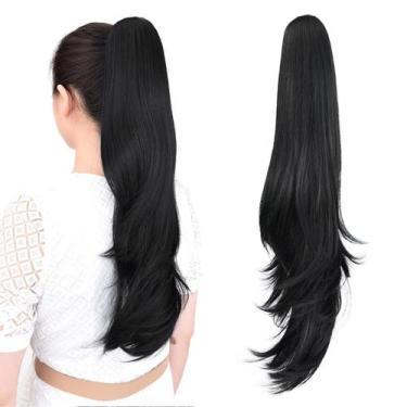Imagem de Extensão de rabo de cavalo ShulaShop para cabelo sintético longo e ret