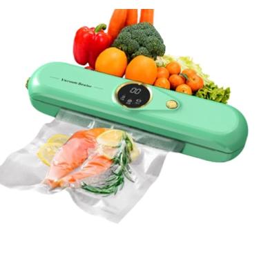 Imagem de Máquina seladora a vácuo para alimentos, tampa aberta com um toque, destacável e fácil de limpar, sucção potente para sacos de freezer e armazenamento de alimentos2