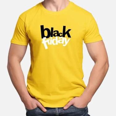 Imagem de Camiseta Camisa Adulto Feminina Masculina Algodão Black Friday Para lo