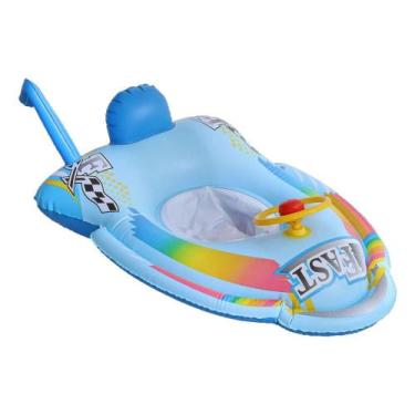 Imagem de Boia Inflável Bebê Infantil Com Assento Piscina Carros - ATTIC, Lancha