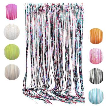 Imagem de Cortina Decorativa Tiras Italiana Para Porta De Entrada Várias Cores 2