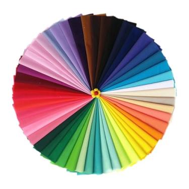 Imagem de CarpNettore Pacotes de 50 Peças de Retalhos Pré-cortados, Quadrados Variados, Patchwork para Artesanato Faça Você Mesmo, Detalhes de Roupas