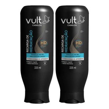 Imagem de Kit 2 Condicionador Hidratante Recarga de Hidratação Cabelos 325ml Vul