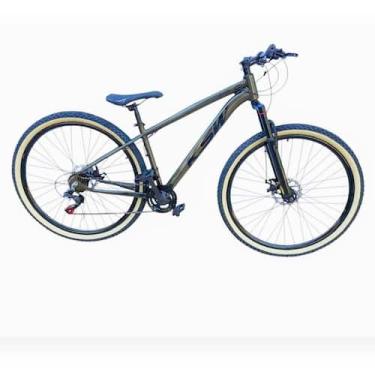 Imagem de Bicicleta Aro 29 Ksw Xlt 100 Pneu Faixa Amarelo 21 Velocidades Suspens