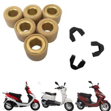 Imagem de Roletes Contra Peso + Batentes Scooter Jonny Shineray Retrô Shineray B