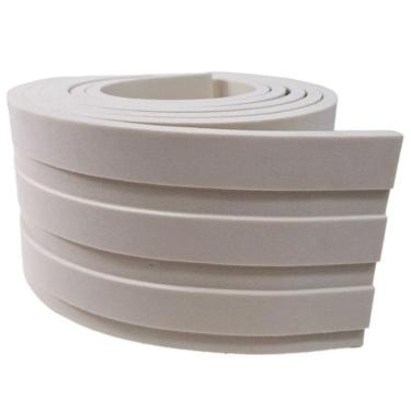 Imagem de Painel Ripado Decorativo Eva Autocolante 10Cm 2,5M Off-White